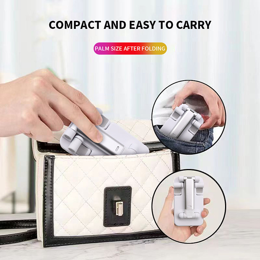 Premium Foldable & Adjustable Desktop Stand for Phone & Tablet