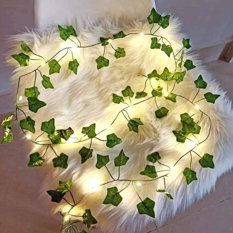 Artificial Ivy Leaf LED String Fairy Lights for Home Decoration(16 Feet)
