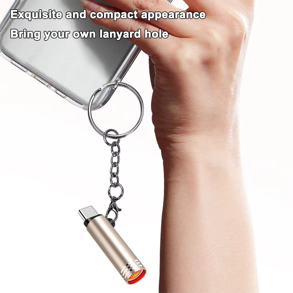 Type-C Mini Keychain Adapter – USB-C Converter for Charging & Data Transfer