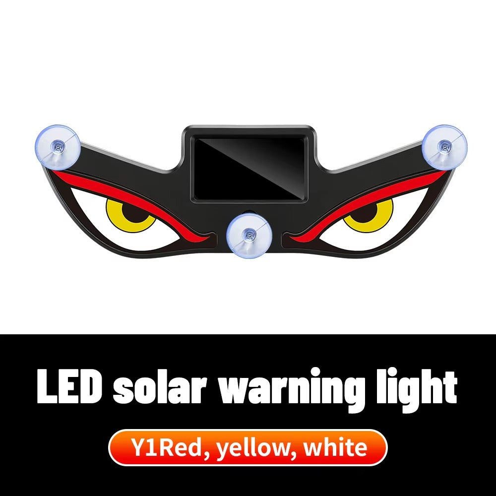 Solar Powered Evil Eye LED Warning Light