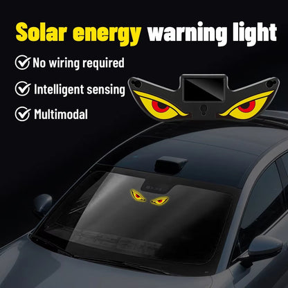 Solar Powered Evil Eye LED Warning Light