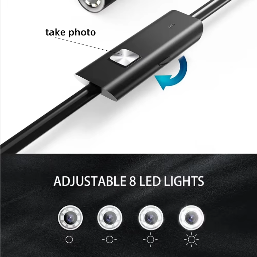 High Definition Industrial Endoscope Camera for Pipeline Inspection
