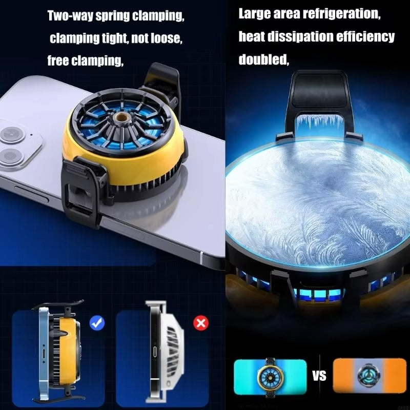 DLA6 Mobile Phone Cooler – Ultra Cooling Gaming & Live Streaming Fan