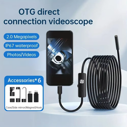 High Definition Industrial Endoscope Camera for Pipeline Inspection