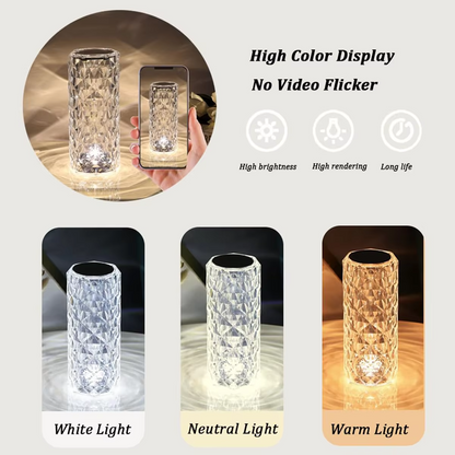 Crystal Touch LED Table Lamp
